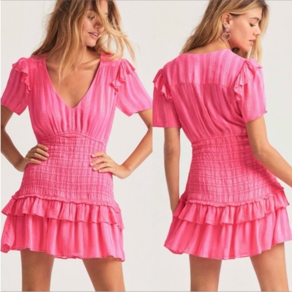 LoveShackFancy pink dress - S